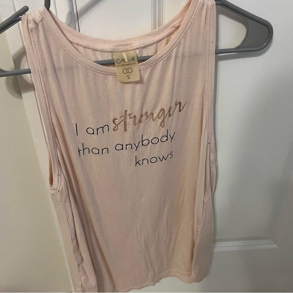 Calia by Carrie underwood pink tank top